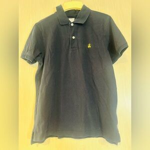 Brooks Brothers Black Polo with Yellow Logo